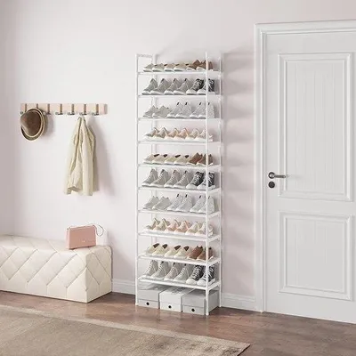 Produktbild von Famanu Schuhregal stapelbar - 56 x 30 x 170 cm