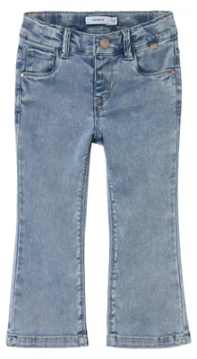 Image de NAME IT - Jeans bootcut pour filles, modèle Nmfsalli 8292-To, denim bleu clair délavé