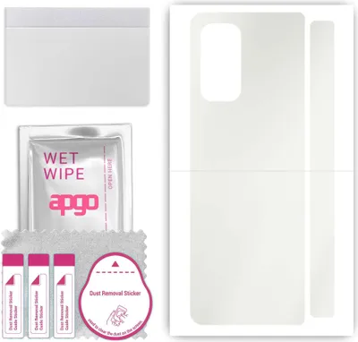 Produktbild von apgo Rückseite Schutzfolie, Matt, kompatibel mit Xiaomi Mix Fold, Hinten Hydrogel-Displayschutzfolie mit Positionierhilfe, kratzfest, einfache Montage