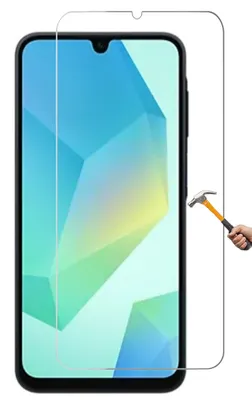 Produktbild von Meino-Handel Panzerglas für Samsung Galaxy A06, 9H Härte, 4-Schichten-System, kratzfest, bruchsicher, kristallklar, 99.9% transparent, Nano-Beschichtung, wasserdicht, ölbeständig, Anti-Fingerabdruck, einfache, blasenfreie & rückstandsfreie Installation, leicht zu reinigen, wie Originaldisplay