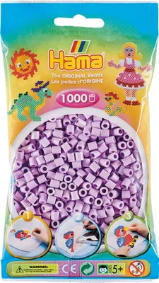 Produktbild von Hama Strijkkralen Lila Pastel 1000 Stuks