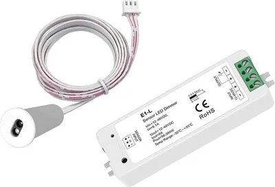Produktbild von E1-L+ED Berührungsloser Türsensor-Schalter für LED-Streifen – 12–48 V, 8A, automatische Lichtsteuerung