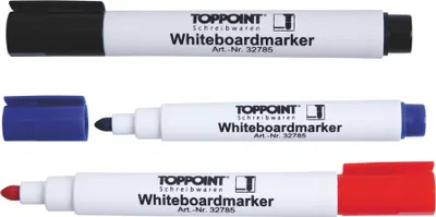Produktbild von 30 Whiteboardmarker Whiteboard Marker blau rot schwarz