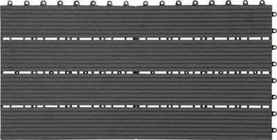 Produktbild von Wetterfeste Terrassenplatten 30x60 cm Anthrazit