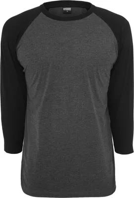 Produktbild von Urban Classics TB366 | Contrast 3/4 Sleeve Raglan Tee S bis 5XL - Farbe: cha/blk - Größe: M