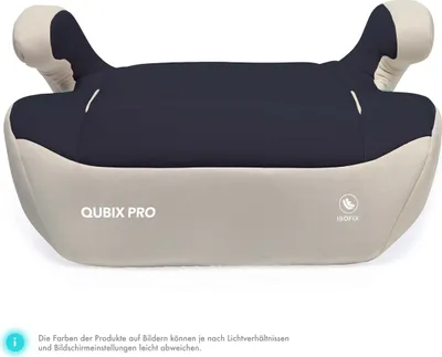 Produktbild von Daliya® QUBIX PRO Kindersitzerhöhung mit ISOFIX, i-SIZE NORM ECE R129, 125 - 150 cm, Gurtfix, Autositz, Autokindersitz, Kindersitz, Sitzerhöhung