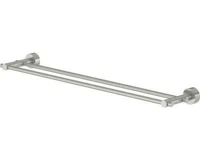 Produktbild von Badetuchhalter Scala doppelt 67 cm Nickel-matt