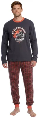 Immagine prodotto di Pigiama uomo Kisses&Love a maniche lunghe in cotone KLP4