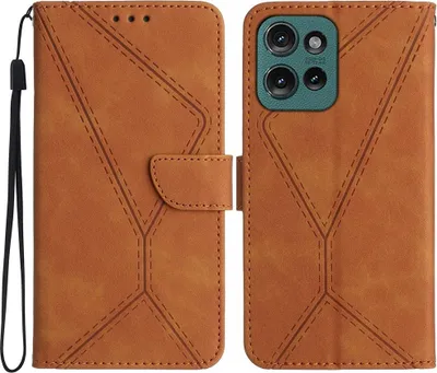 Produktbild von Motorola Edge 50 Neo Hülle - Coverup Klapphülle - Braun