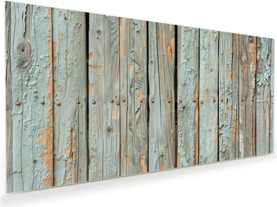 Produktbild von Glasbild 110x55cm in XXL für Wohnzimmer, Schlafzimmer Motiv Verwitterte Holzbretter