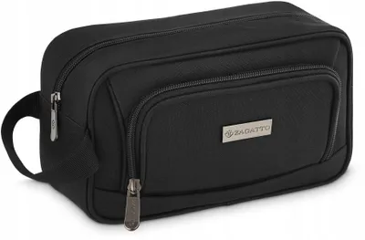 Produktbild von Zagatto Schwarze Kosmetiktasche mit Reißverschluss ZG730