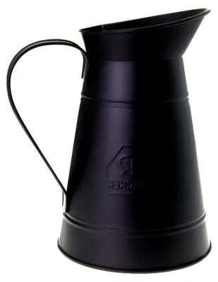 Produktbild von Dekorative WC Bürste - Waschkanne, Schwarz, Metall, 21 cm