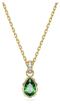 Produktbild von Swarovski Chroma Halskette Grün Vergoldet Damenhalskette Strahlender Anhänger