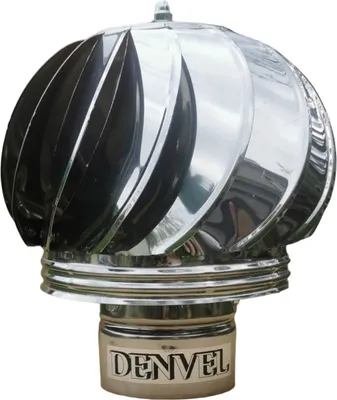 Produktbild von Schornsteinaufsatz 80mm Drehbar Edelstahl – Kaminaufsatz Schornsteinhaube Schornsteinabdeckung Schornsteinaufsatz Regenhaube Kaminhut Kaminhaube