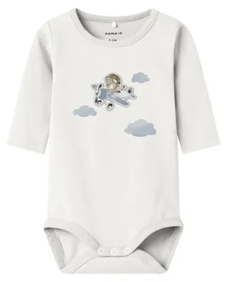 Produktbild von NAME IT Herren Nbmkopilot Ls Body, Cloud Dancer, Numeric_74