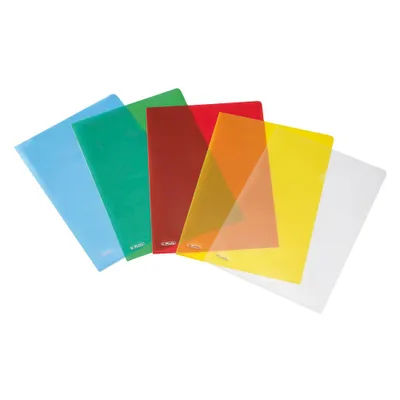 Produktbild von Herlitz 50009084, A4, Polypropylen (PP), Gemischte Farben, Landschaftsportrait, 10 Stück(e)