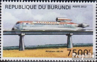 Produktbild von Briefmarken Burundi 2012 Mi 2947 (kompl.Ausg.) postfrisch Einschienenbahnen