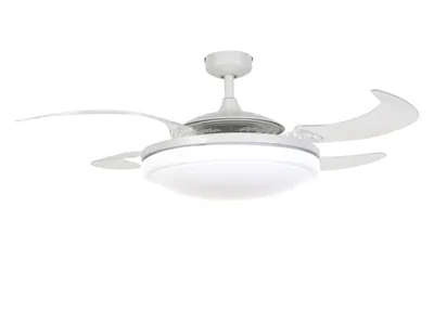 Produktbild von Masterlight Fanaway Evo2, Haushalts-Lamellenlüfter, Weiß, Zimmerdecke, Acryl, Metall, 230 RPM, 121 cm