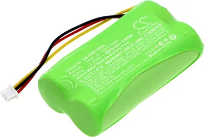 Zdjęcie produktu dla TECHTEK Bateria kompatybilny z [Kaba] Programmer 1460 zastępuje 132-512886, kompatybilny z 1460-​16