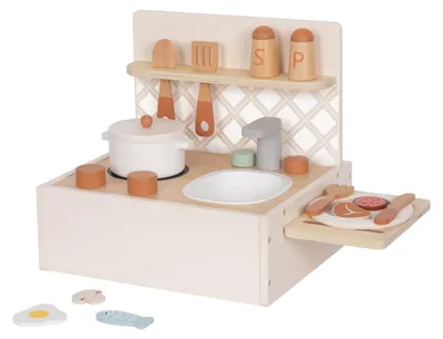 Produktbild von Tooky Toy Spielküche Mini - Holz