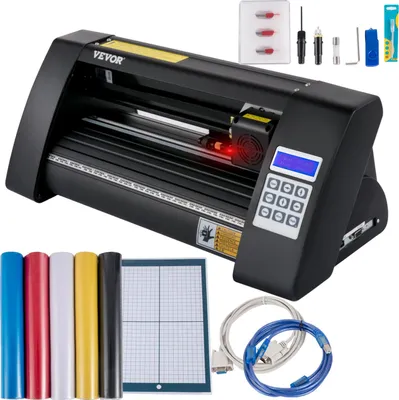 Image de Traceur de découpe vinyle 375 mm, Découpeuse de film Max. Largeur de coupe 285 mm, Machine à tracer Logiciel Signmaster, Traceur compatible Window, Traceur de films semi-automatique Précision de coupe ±0,001 mm