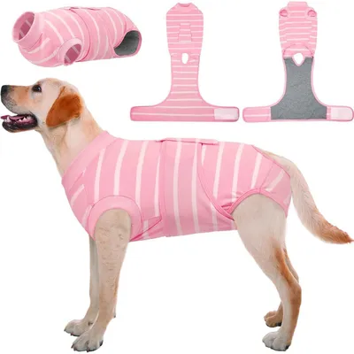 Produktbild von Hundebody nach OP Rosa Streifen XXL