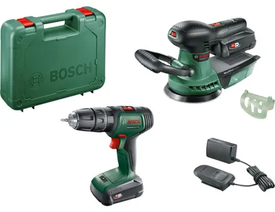 Imagen del producto de Taladro percutor inalámbrico Bosch UniImpact 18 V, 2 baterías de 2.0Ah + cargador AdvOrb18