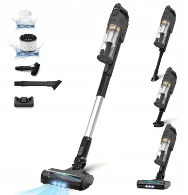 Produktbild von LEVOIT LVAC-200 Standstaubsauger, grau, 70 AW, 50 Min., mit Haarverwicklungsschutz