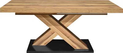 Produktbild von Kulissentisch >Komfort 2< in plankeneiche - 160x76x90cm (BxHxT)