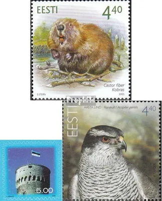 Produktbild von Briefmarken Estland 2005 Mi 504,506,513 (kompl.Ausg.) postfrisch Wildtiere