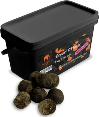 Obrázok produktu pre Mastodont Baits boilies Squid Attack Hard&Light Edition 36mm 1kg