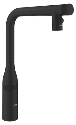 Produktbild von GROHE Spültischbatterie Essence SmartControl ausziehbare Dual Spülbrause phantom black