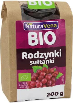 Obrázok produktu pre Hrozienka, BEZLEPKOVÉSULTÁNY 200 g - NATURAVENA