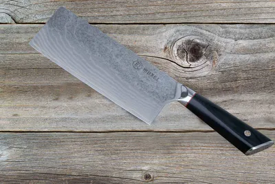 Immagine prodotto di Coltelli Damasco - Fantasticamente belli - Il coltello da macellaio è ideale come coltello da chef