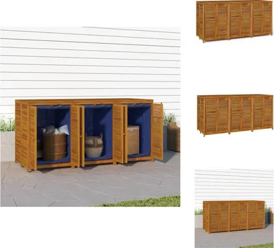 Produktbild von vidaXL Gartenbox 210x87x104 cm Massivholz Akazie -  Gartenboxen