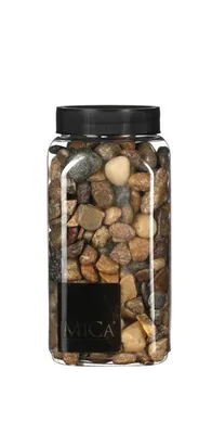 Obrázok produktu pre Sľudové dekorácie Hnedé kamienky, 1 kg