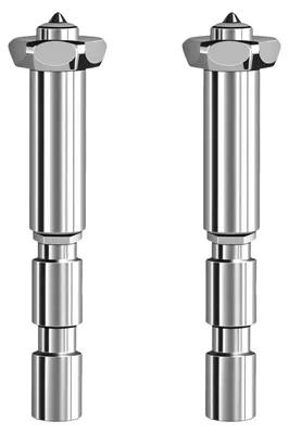 2er-Pack gehärtete Stahldüsen 0,4 mm für Kobra 3 Max/Combo