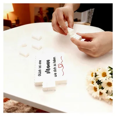 Produktbild von Geschenke für Mama, Bausteine Ornamente, Geschenkideen für Geburtstag, Muttertag, Ostern, Valentinstag