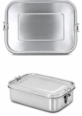 Produktbild von Famanu Lebensmittelcontainer 1200 ml - Edelstahl, auslaufsicher, für Lunch und Meal Prep