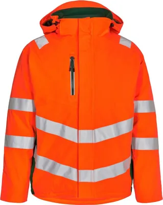 Produktbild von F. Engel Safety Winterjacke, Orange/Grün, Gr. L