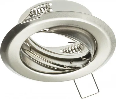 Produktbild von LED Einbaurahmen Einbaustrahler Einbauring Rahmen schwenkbar Rund Ø82mm Satin