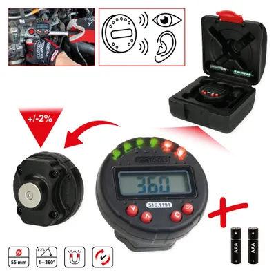 Imagen del producto de KS TOOLS, transportador de ángulos, modelo 516.1191, 55,0 mm, 720 g