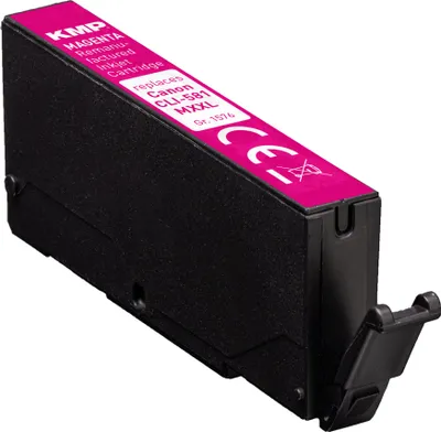 Produktbild von KMP Tintenpatrone passend für Canon CLI581M XXL Magenta 1996C001