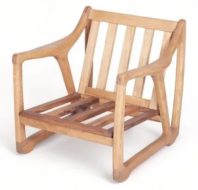 Produktbild von Relaxstuhl Gartenstuhl Stuhl Lehnstuhl Holzstuhl Designstuhl