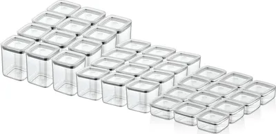 Produktbild von Vorratsdosen mit Deckel, (36er Set, 0,35L - 1L), BPA-frei