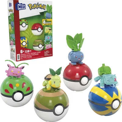 Produktbild von MEGA Pokémon 4 Pflanzen-Typ Pokémon Sets