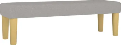 Obrázok produktu pre vidaXL Lavica Light Grey 100x30x30 cm Látka