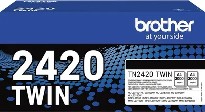 Image de Brother TN2420TWIN Kit de toner d'origine pack de deux