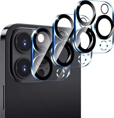 Produktbild von Kameraschutz für iPhone 16 Pro/Max [3 Stück] - Vollabdeckung Kamera -Transparent
