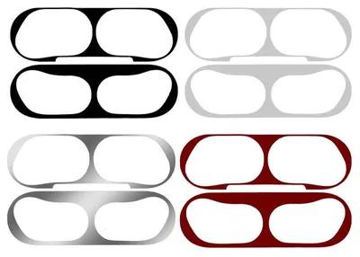 Produktbild von Staubdichtes Film, Kratzschutz, Ultra Dünnes Design, Gemischtes 4SET, Für Airpods Pro 3-d